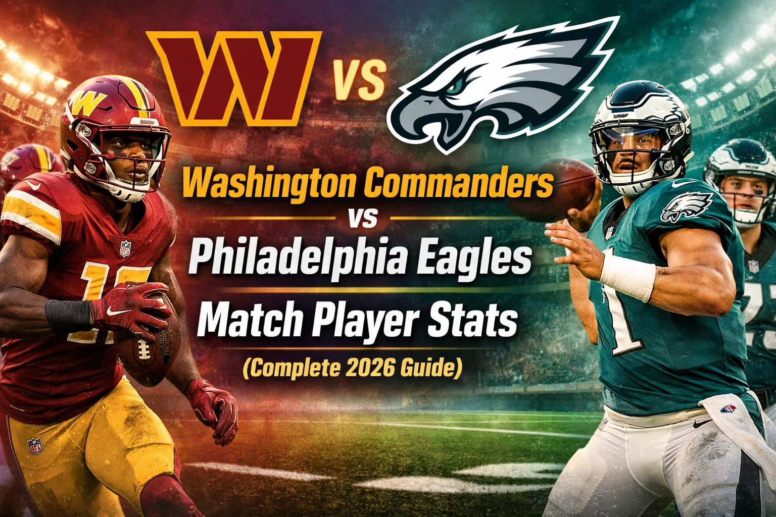 Washington Commanders vs Philadelphia Eagles Match Player Stats