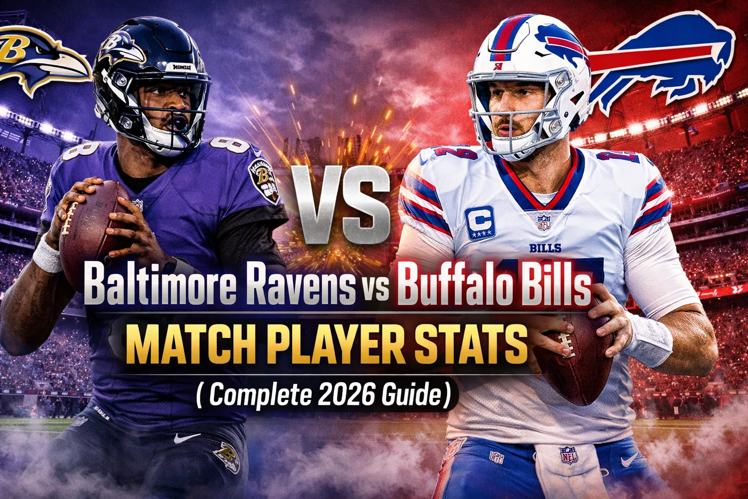Baltimore Ravens vs Buffalo Bills Match Player Stats