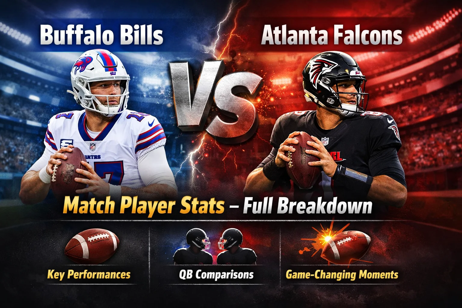 Buffalo Bills vs Atlanta Falcons Match Player Stats