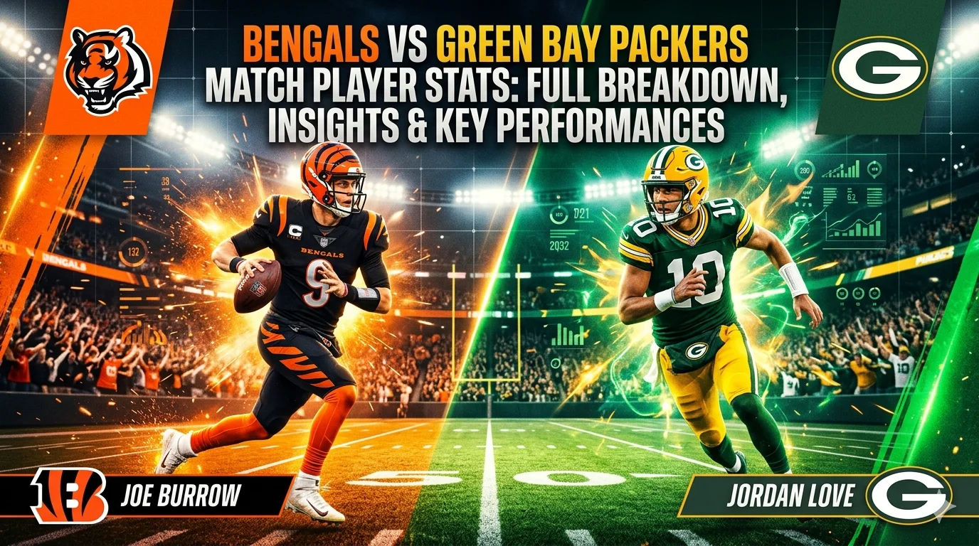 Bengals vs Green Bay Packers Match Player Stats