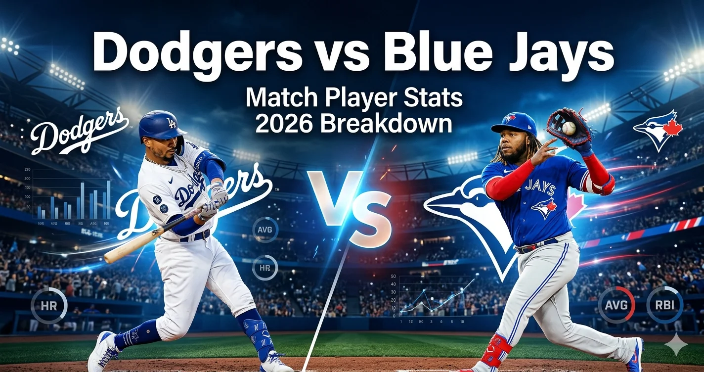 dodgers vs toronto blue jays match player stats